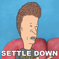 Calm Down Beavis And Butthead GIF by Paramount+