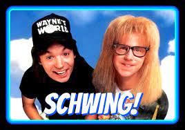 4.5 Funny Wayne's World schwing Vinyl - Etsy