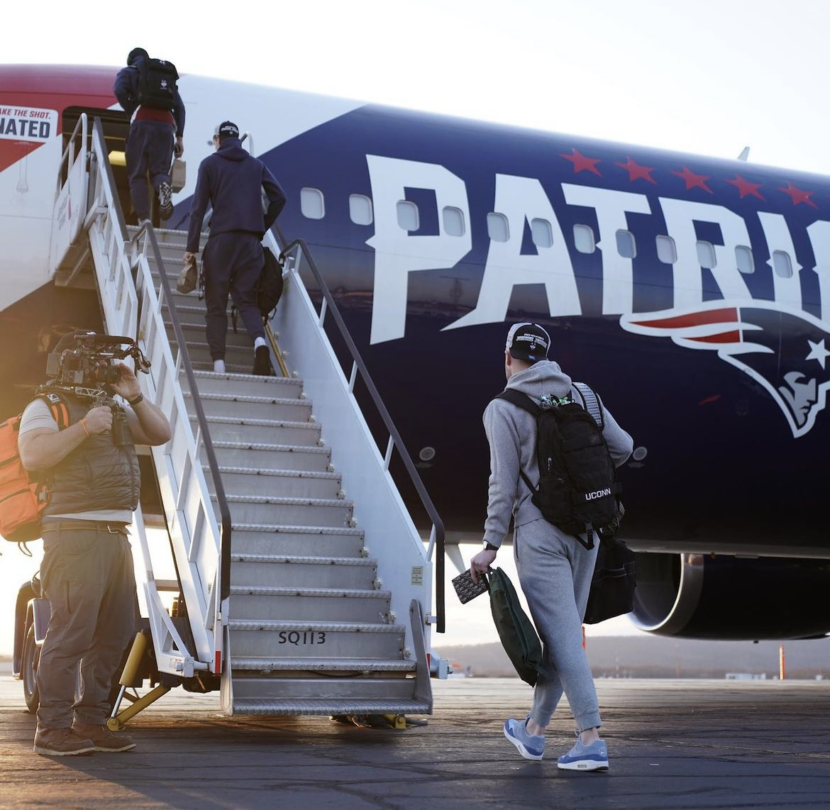 Robert Kraft's Patriots plane flies Miami home after March Madness loss