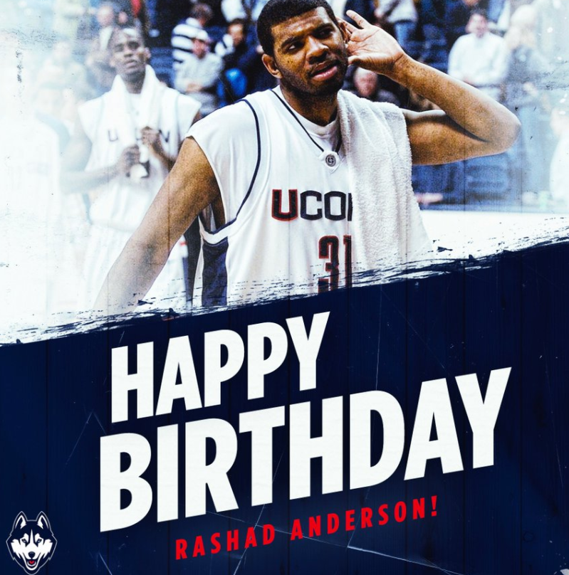 Belated Happy Birthday to Rashad Anderson