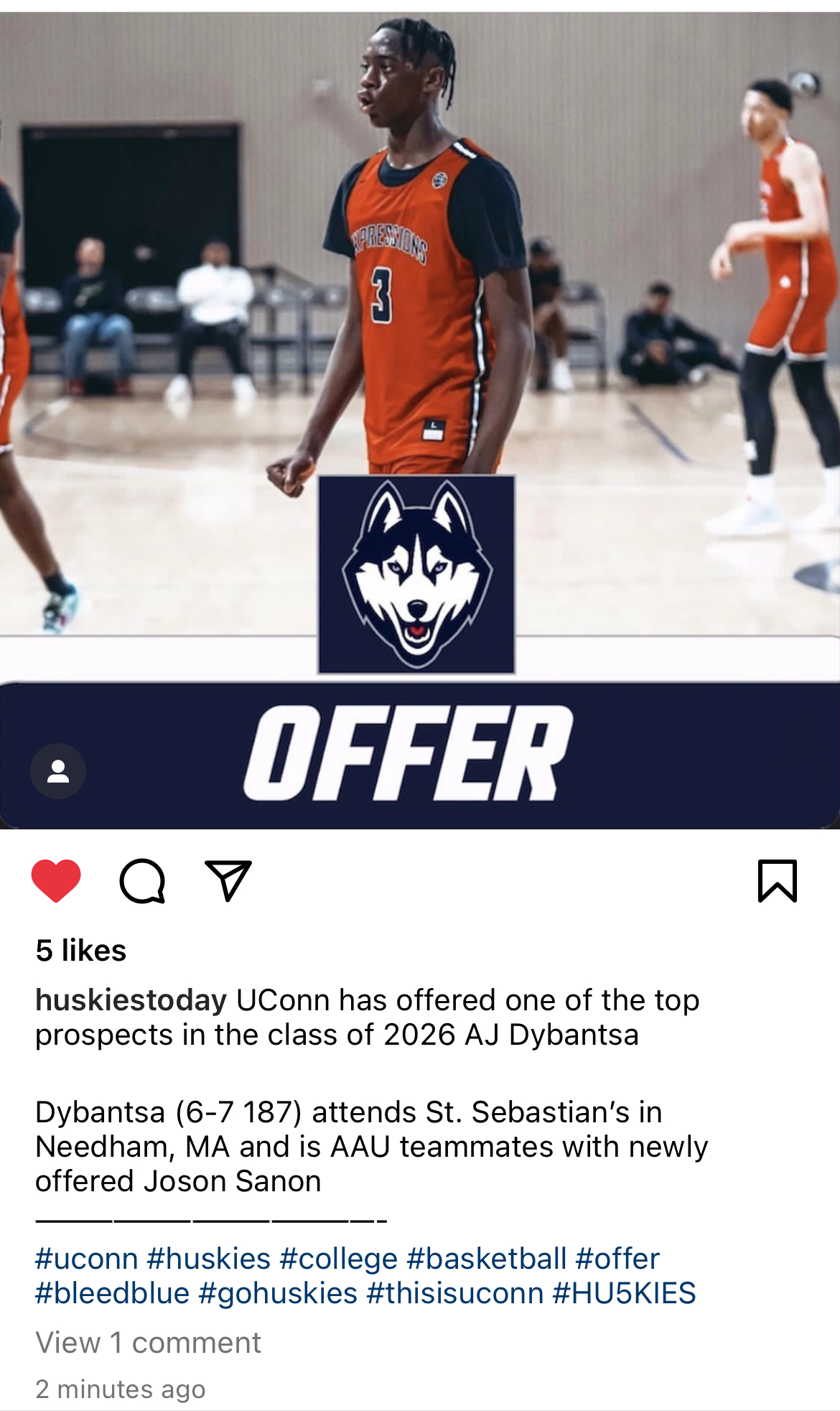 Uconn women's store basketball recruiting