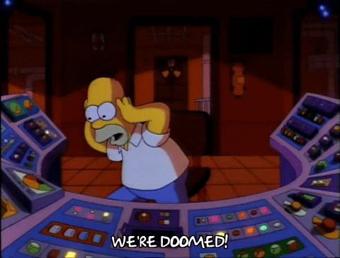 Homer We're doomed.gif