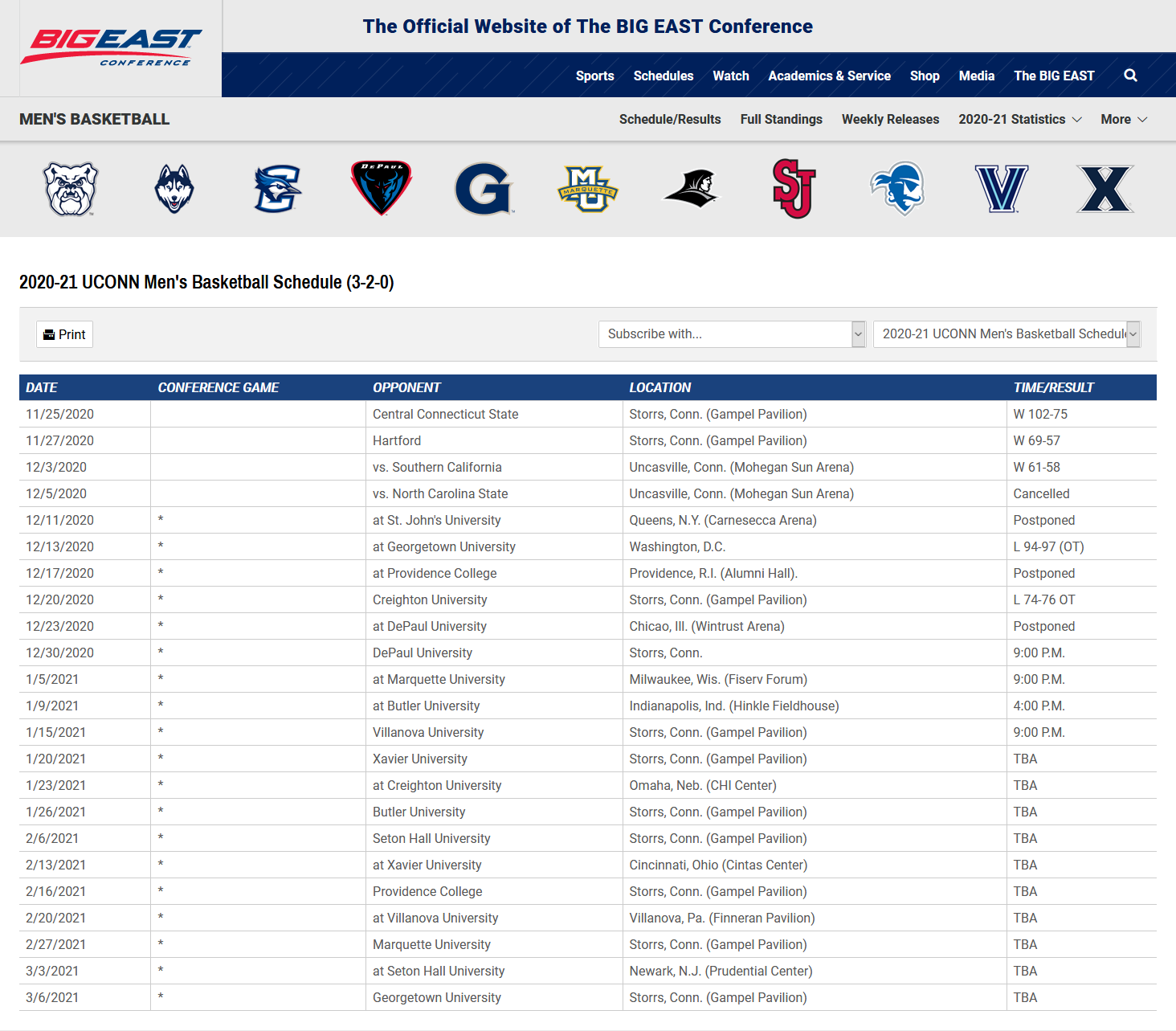 Screenshot_20201221 202021 UConn Men's Basketball Schedule Big