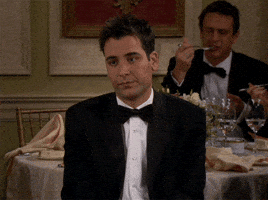 bored ted mosby GIF