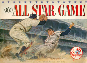 1960 All-Star Game 2 Program