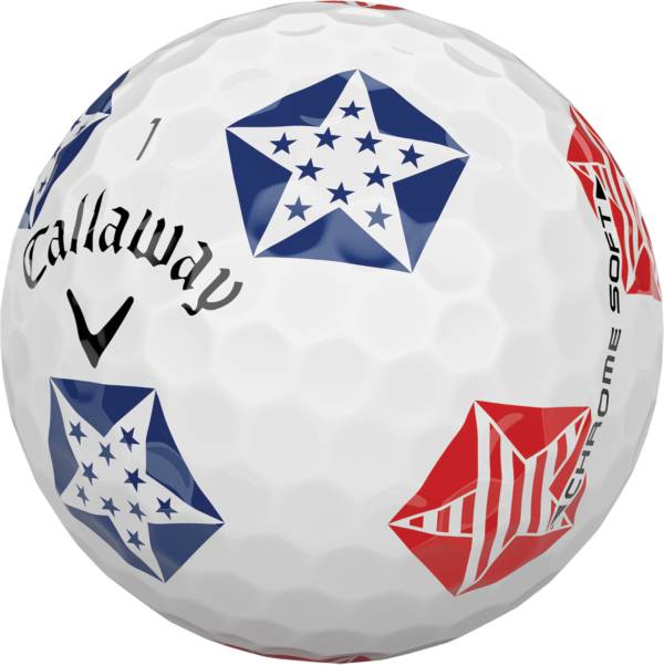 Callaway 2019 Chrome Soft Truvis Stars and Stripes Golf Balls product image