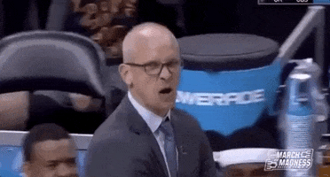 Angry College Basketball GIF by NCAA March Madness