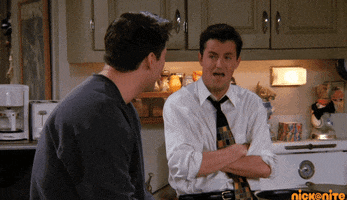 matthew perry laughing GIF by Nick At Nite
