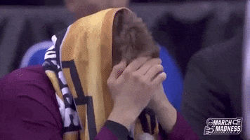 sad college basketball GIF by NCAA March Madness