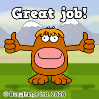 Happy Great Job GIF by Busythings
