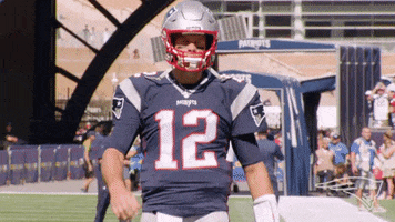 Lets Go Reaction GIF by New England Patriots