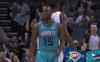 excited kemba walker GIF by Charlotte Hornets