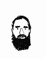 Beard Mullet GIF